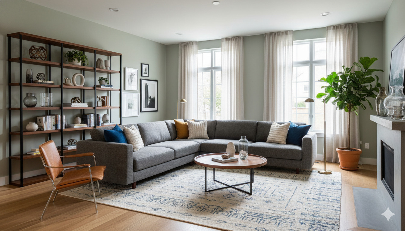 Living room interior design